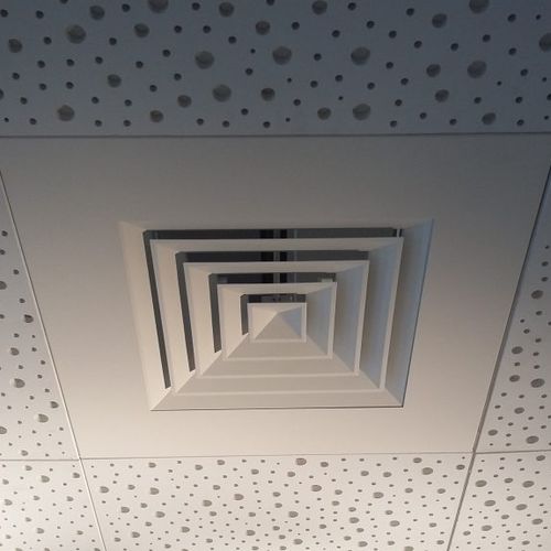 Diffusore d'aria da soffitto - SF 704 - ALDES - quadrato / a fessura