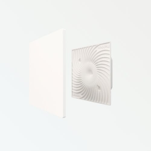Griglia di ventilazione in plastica - COLORLINE® - ALDES - quadrata / da interno / professionale