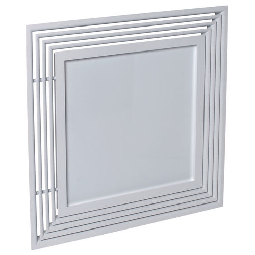 Diffusore d'aria da soffitto - ALD 610 K  - ALDES - quadrato / in alluminio / per uso residenziale