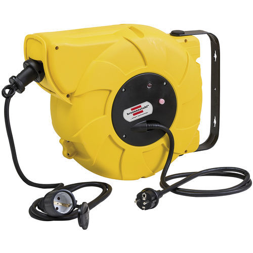 Avvolgicavo 1 presa - H07RN-F - Brennenstuhl - a richiamo automatico / IP44 / 3G 1,5 mm