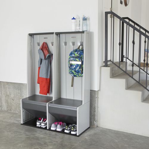 Panca per spogliatoio contemporanea - 60226 - Lifetime - in HDPE / con schienale / di lunga durata