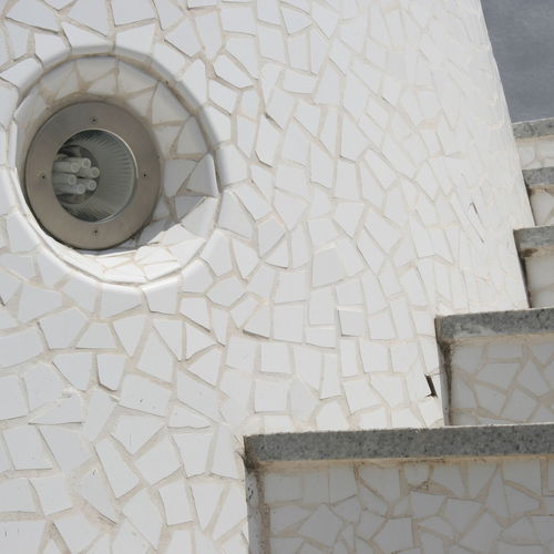 Mosaico in ceramica - KU.BE - MVRDV - Trencadis Innovacion SL - in pietra calcarea / testurizzato / finitura pietra