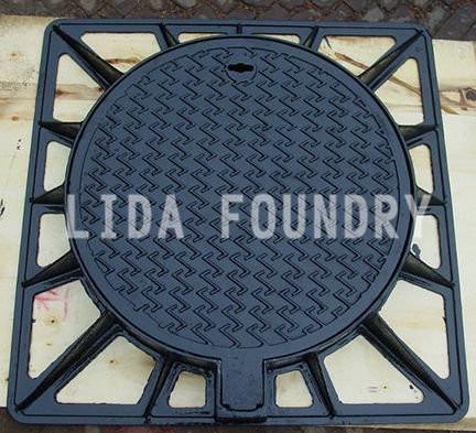 Chiusino in ghisa - D400 850*850 - Botou city lida foundry co.,ltd - quadrato