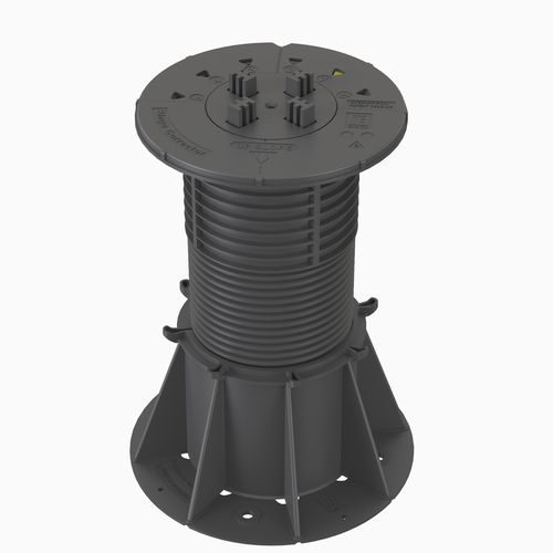 Supporto per pavimento sopraelevato in polipropilene - VERSIJACK® VJ-F5 201-286 mm - Elmich Pte Ltd - da esterno / da interno / regolabile