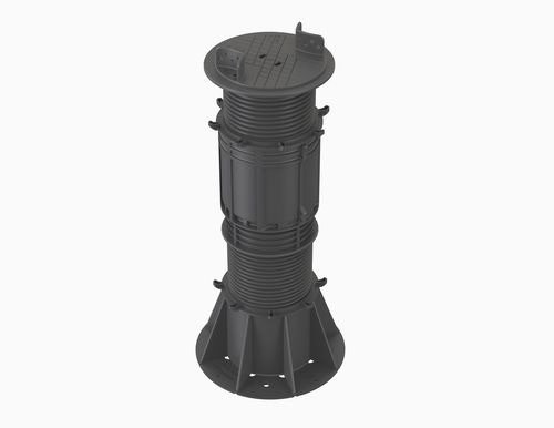 Supporto per pavimento sopraelevato in polipropilene - VERSIJACK® VJ-F6 281-450 mm - Elmich Pte Ltd - da esterno / da interno / regolabile