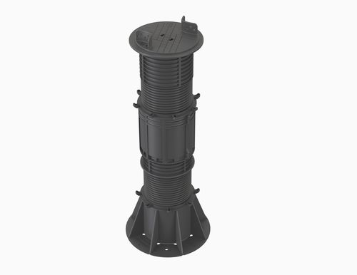 Supporto per pavimento sopraelevato in polipropilene - VersiJack® VJ-F7 361-527 mm - Elmich Pte Ltd - da esterno / da interno / regolabile
