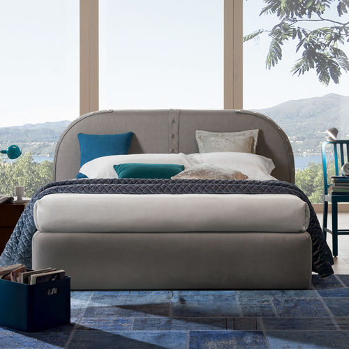 Letto matrimoniale - BAO - OGGIONI - contemporaneo / imbottito / con testiera