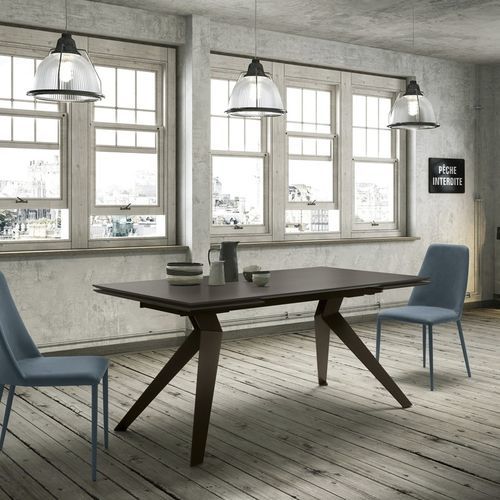 Tavolo contemporaneo - REMEDY - ZAMAGNA ITALIA - in rovere / in vetro laccato / in laminato