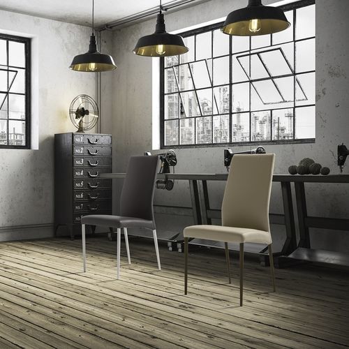 Sedia contemporanea - BOND - ZAMAGNA ITALIA - da interno / in tessuto / in ecopelle