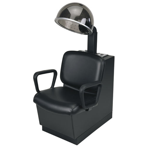 Poltrona da parrucchiere contemporanea - W-66 - kaemark - in vinile / imbottita / con casco per asciugatura