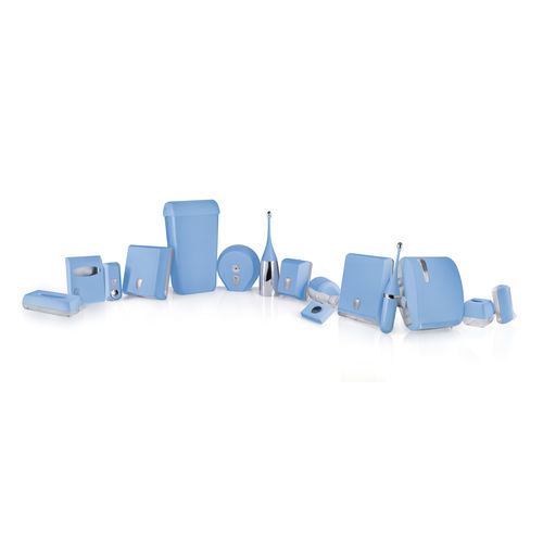 Set da bagno in plastica - LINEA COLORED - BLUE - MAR PLAST Group S.p.A. - a pavimento / da parete / con montaggio in superficie