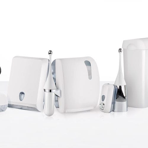 Distributore di sapone professionale - WHITE - LINEA COLORED - MAR PLAST Group S.p.A. - da parete / in ABS / manuale