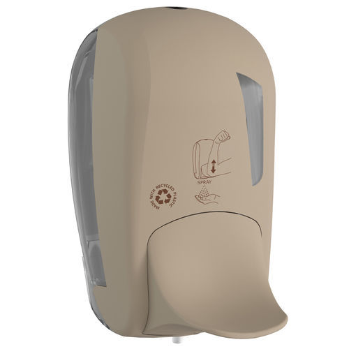 Distributore di sapone professionale - 952 Sand - MAR PLAST Group S.p.A. - da parete / in plastica riciclata / manuale