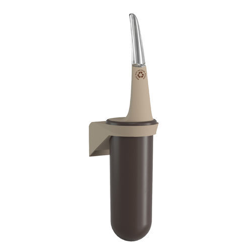 Portascopino per WC in plastica riciclata - 929 Sand/Brown - MAR PLAST Group S.p.A. - da parete