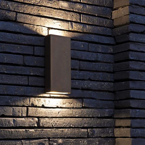 Applique contemporanea - SIMPLY PILLAR - pvd concept - da esterno / in acciaio / rettangolare