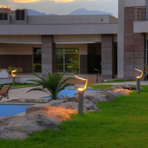 Lampioncino contemporaneo - IVELA - BSI LIGHTING TECHNOLOGIES INC. - in acciaio inossidabile / in PMMA / LED