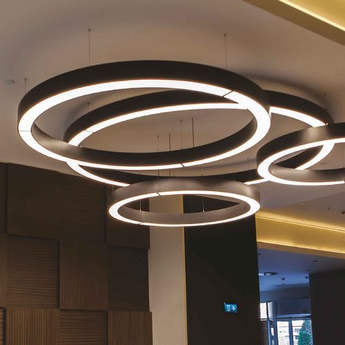 Luce a sospensione - ILUMHOAP - BSI LIGHTING TECHNOLOGIES INC. - sporgente / LED / rotonda