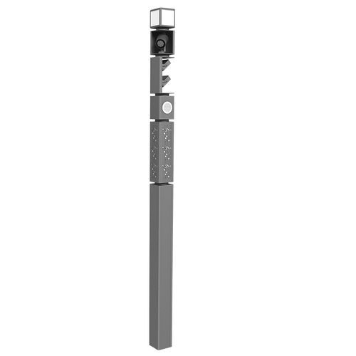 Colonna luminosa contemporanea - IRUTA  - BSI LIGHTING TECHNOLOGIES INC. - in ghisa di alluminio / LED / da esterno