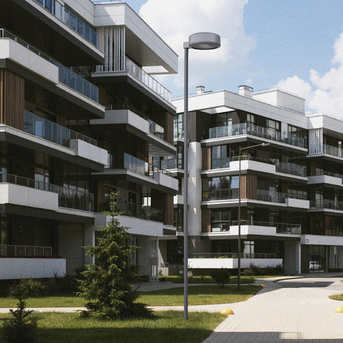 Lampione urbano - ILENO - BSI LIGHTING TECHNOLOGIES INC. - contemporaneo / in alluminio / LED