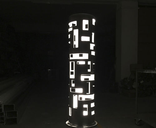 Lampioncino contemporaneo - ICALI - BSI LIGHTING TECHNOLOGIES INC. - in alluminio / LED / IP66