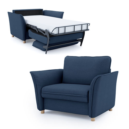 Divano letto - AR-100-20-30-20-014 - PLACE TO BE. - design scandinavo / in tessuto / in pelle
