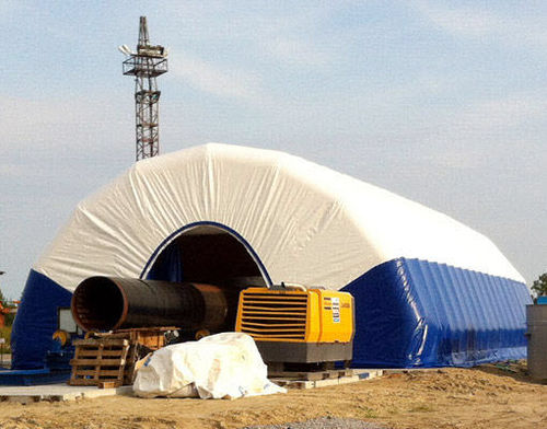 Pressostruttura con membrana in PVC - Vector Trade UK - per stoccaggio / per uso industriale
