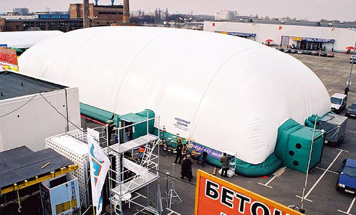 Pressostruttura con membrana in PVC - Vector Trade UK - per eventi / per fiera / per ufficio