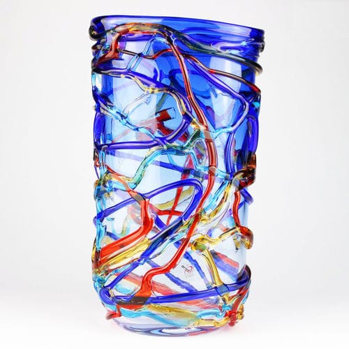 Vaso contemporaneo - HARLEQUIN : 3137 - Original Murano Glass s.n.c. - in vetro soffiato / in cristallo / in vetro di Murano
