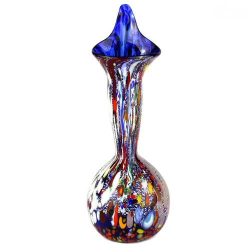 Vaso contemporaneo - HARLEQUIN MIX COLOR : KANDINSKY - Original Murano Glass s.n.c. - in vetro soffiato / in vetro di Murano