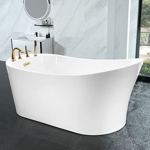 Vasca da bagno ovale - MV051D - Shaoxing Joyful Bathroom Co., Ltd - da appoggio / per ambiente abitativo / in acrilico