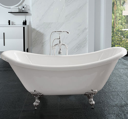 Vasca da bagno ovale - MV006G - Shaoxing Joyful Bathroom Co., Ltd - con piedi / per ambiente abitativo / in acrilico