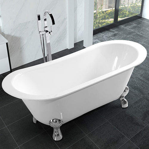 Vasca da bagno ovale - MV007G - Shaoxing Joyful Bathroom Co., Ltd - con piedi / per ambiente abitativo / in acrilico