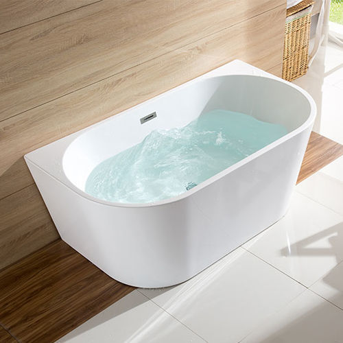 Vasca da bagno ovale - MV002D - Shaoxing Joyful Bathroom Co., Ltd - da appoggio / per ambiente abitativo / in fibra di vetro