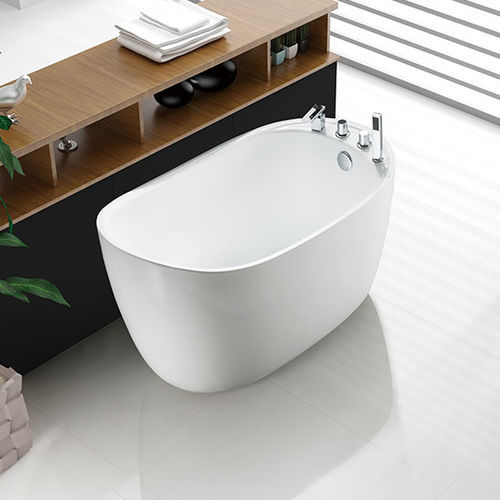 Vasca da bagno ovale - MV007D - Shaoxing Joyful Bathroom Co., Ltd - da appoggio / per ambiente abitativo / in acrilico