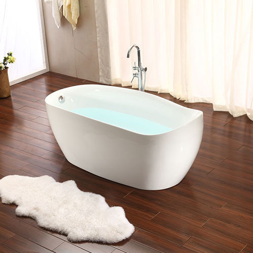 Vasca da bagno ovale - MV010D - Shaoxing Joyful Bathroom Co., Ltd - da appoggio / per ambiente abitativo / in fibra di vetro