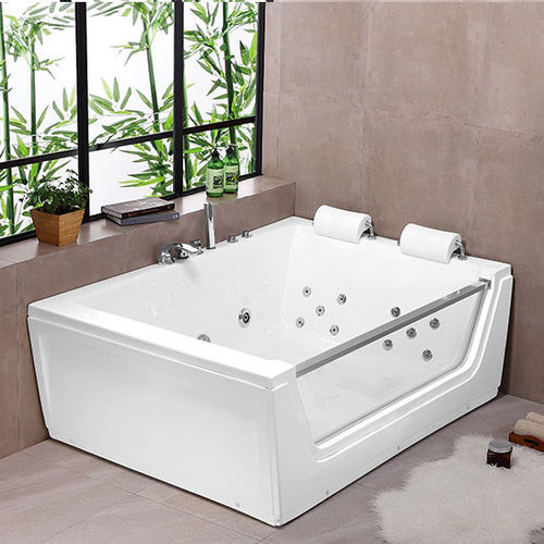 Spa fuoriterra - A056 - Shaoxing Joyful Bathroom Co., Ltd - rettangolare / 2 posti / in acrilico