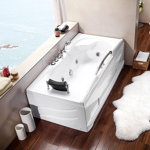 Spa fuoriterra - A001 - Shaoxing Joyful Bathroom Co., Ltd - rettangolare / 2 posti / in acrilico