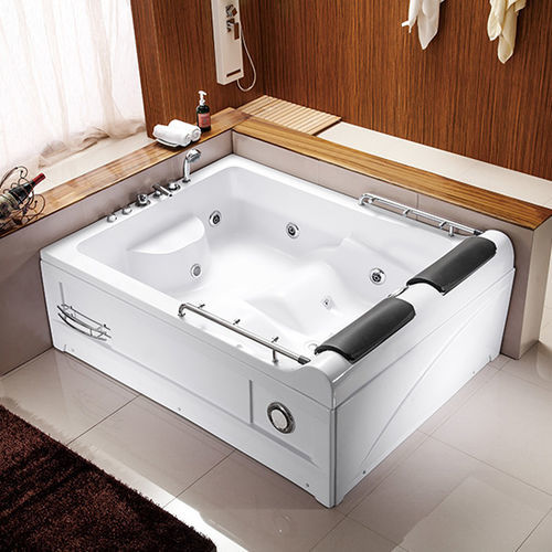 Spa fuoriterra - A006 - Shaoxing Joyful Bathroom Co., Ltd - rettangolare / 2 posti / in acrilico