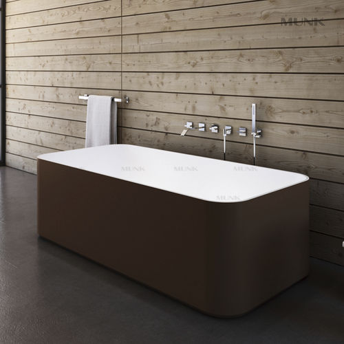 Vasca da bagno da appoggio - B117W1 - Munk Building Materials Co., Ltd. - per ambiente abitativo / in Solid Surface / in acrilico