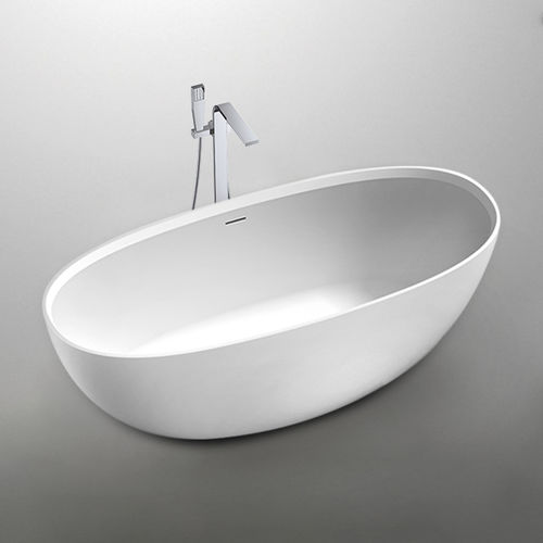 Vasca da bagno ovale - B11721 - Munk Building Materials Co., Ltd. - da appoggio / per ambiente abitativo / in Solid Surface