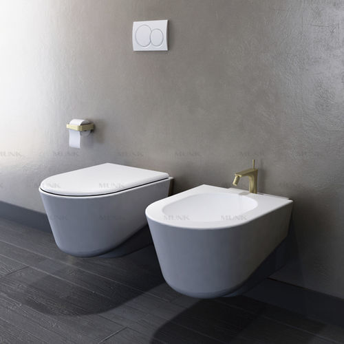 WC sospeso - T132W2 - Munk Building Materials Co., Ltd. - in ceramica / per uso residenziale / contract