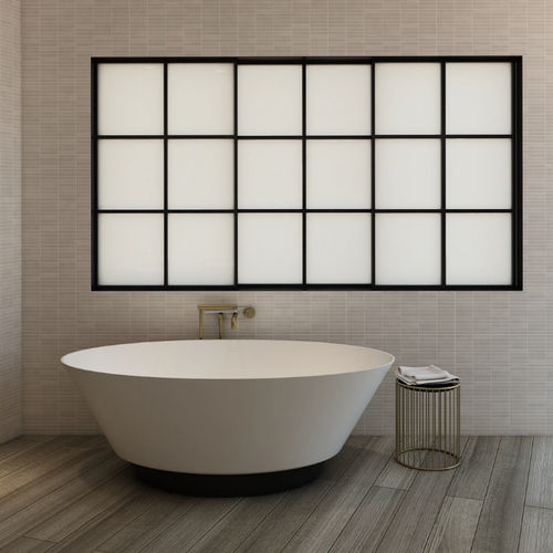 Vasca da bagno ovale - B116W3 - Munk Building Materials Co., Ltd. - autoportante / per ambiente abitativo / in Solid Surface