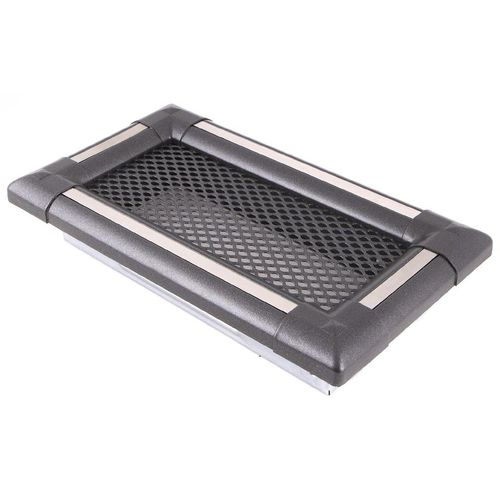 Griglia di ventilazione in acciaio - EXCLUSIVE GRAPHITE-INOX - Parkanex Sp. z o.o. - rettangolare / quadrata / per soffiaggio e ripresa d'aria