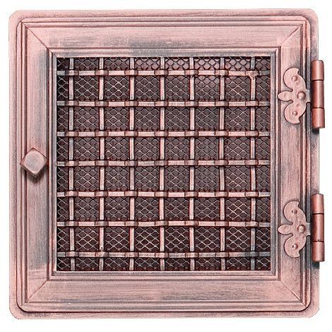 Griglia di ventilazione in acciaio - STYLISH COPPER PATINA - Parkanex Sp. z o.o. - rettangolare / quadrata / regolabile