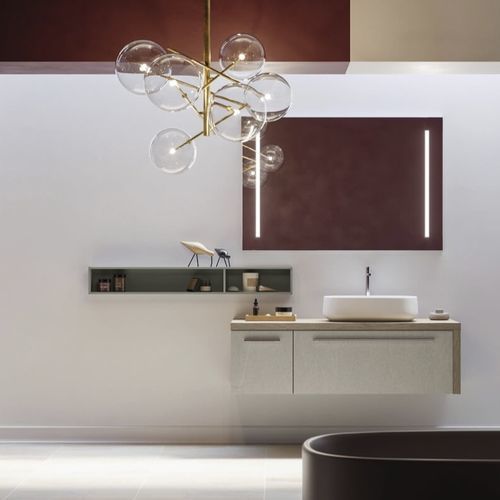 Mobile lavabo sospeso - COMP.26 - PUNTOTRE - in laminato / contemporaneo / senza ante