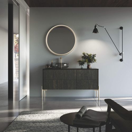 Mobile lavabo da appoggio - VERTIGO 11 - PUNTOTRE - polimerico / design minimalista / senza ante