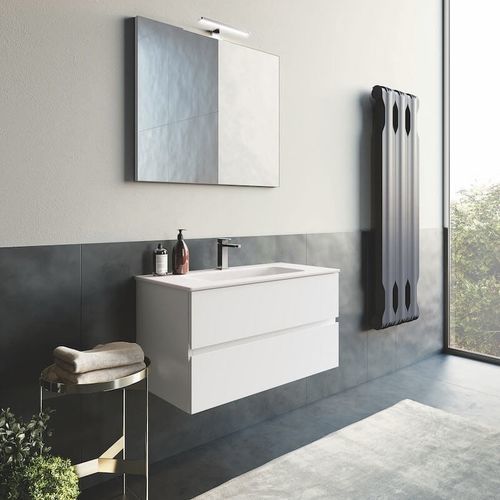 Mobile lavabo sospeso - U&D 08 - PUNTOTRE - in laminato / contemporaneo / senza ante