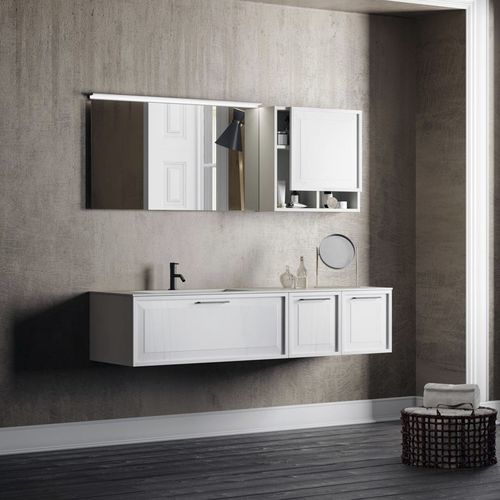 Mobile lavabo sospeso - ROMA 9 - PUNTOTRE - in legno / in stile / senza ante
