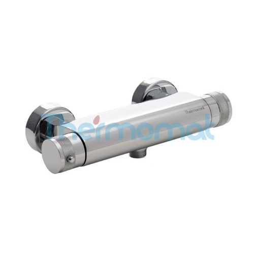 Miscelatore doppio comando da doccia - RUMT201CFIMZ - Thermomat S.r.l. - da parete / termostatico / in metallo cromato