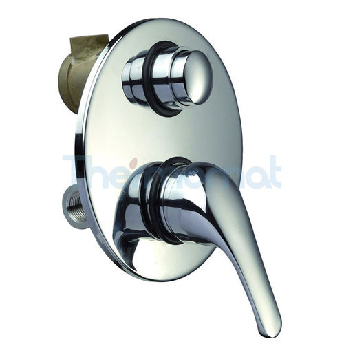Miscelatore da doccia - RUTP1403GMCC - Thermomat S.r.l. - da incasso / temporizzato / in ottone cromato
